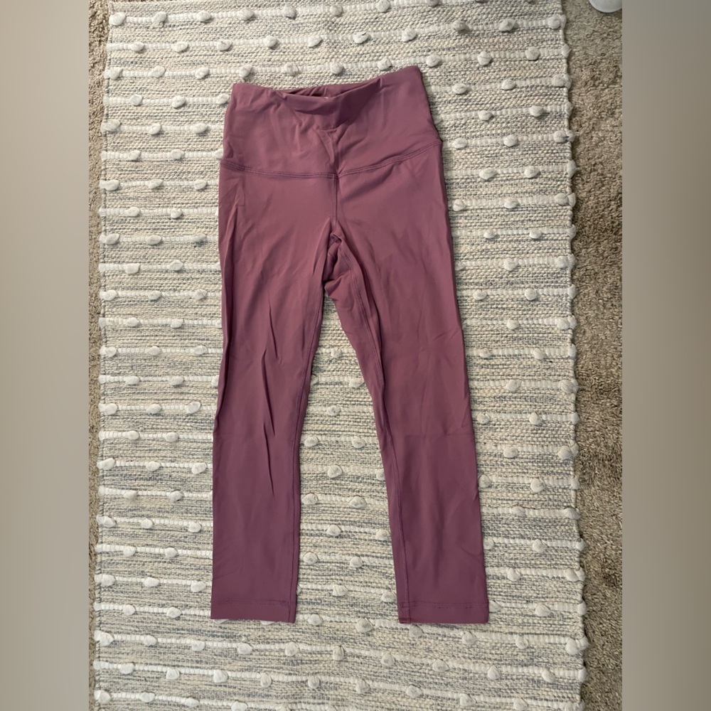 Reflex 90 degree Chic Mauve High-Waisted Leggings 3/4 length XS